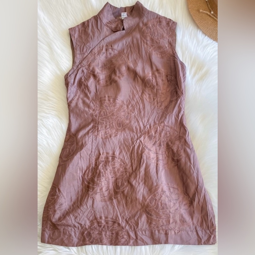 DOSA Silk Cheongsam Sleeveless Tunic Blouse.